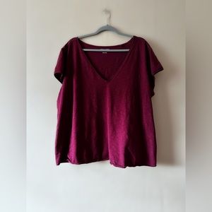 Universal standard Burgundy top